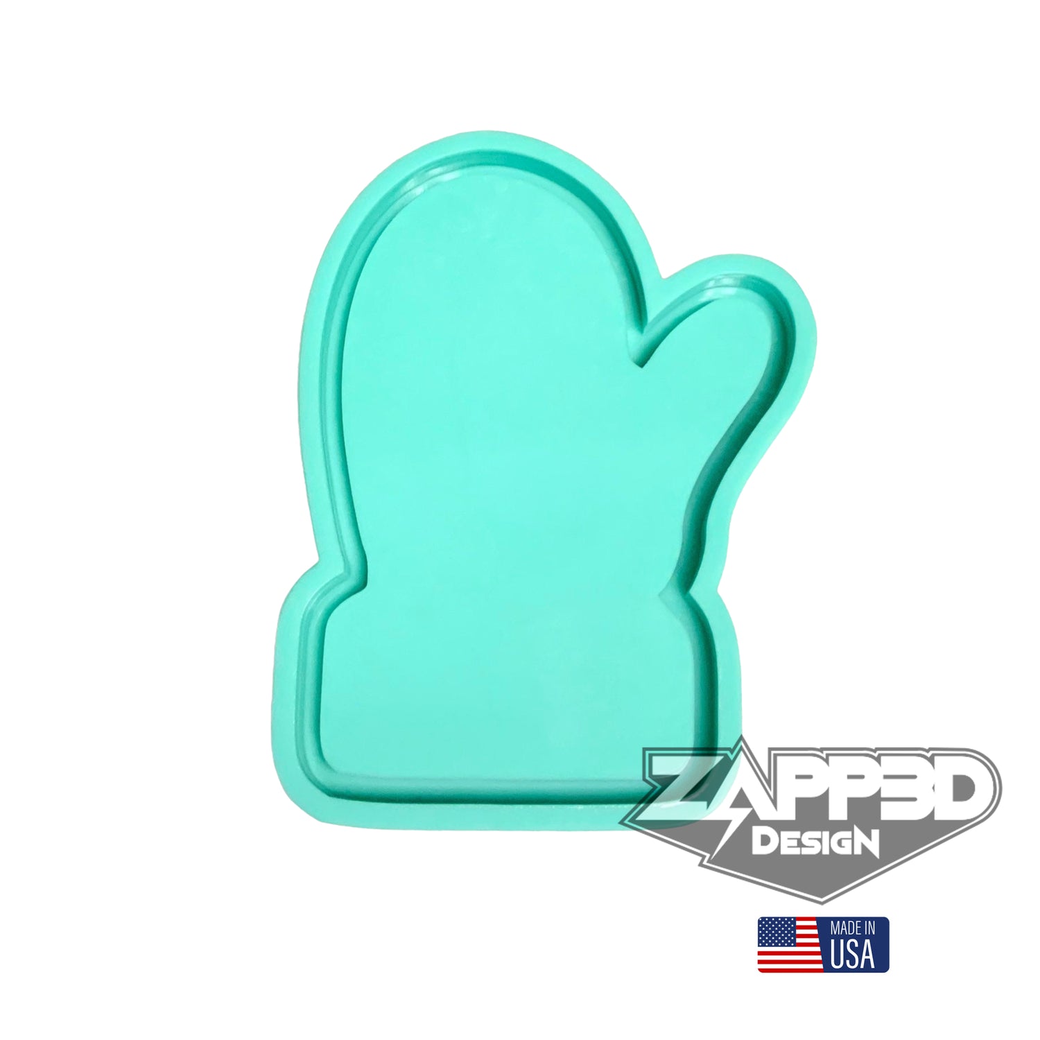 Mitten Tray Silicone Mold | 7.5" x 6" | Christmas Mold