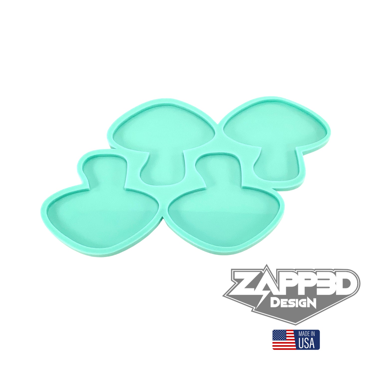 Mushroom Coaster Mold Set, Mushroom Mold