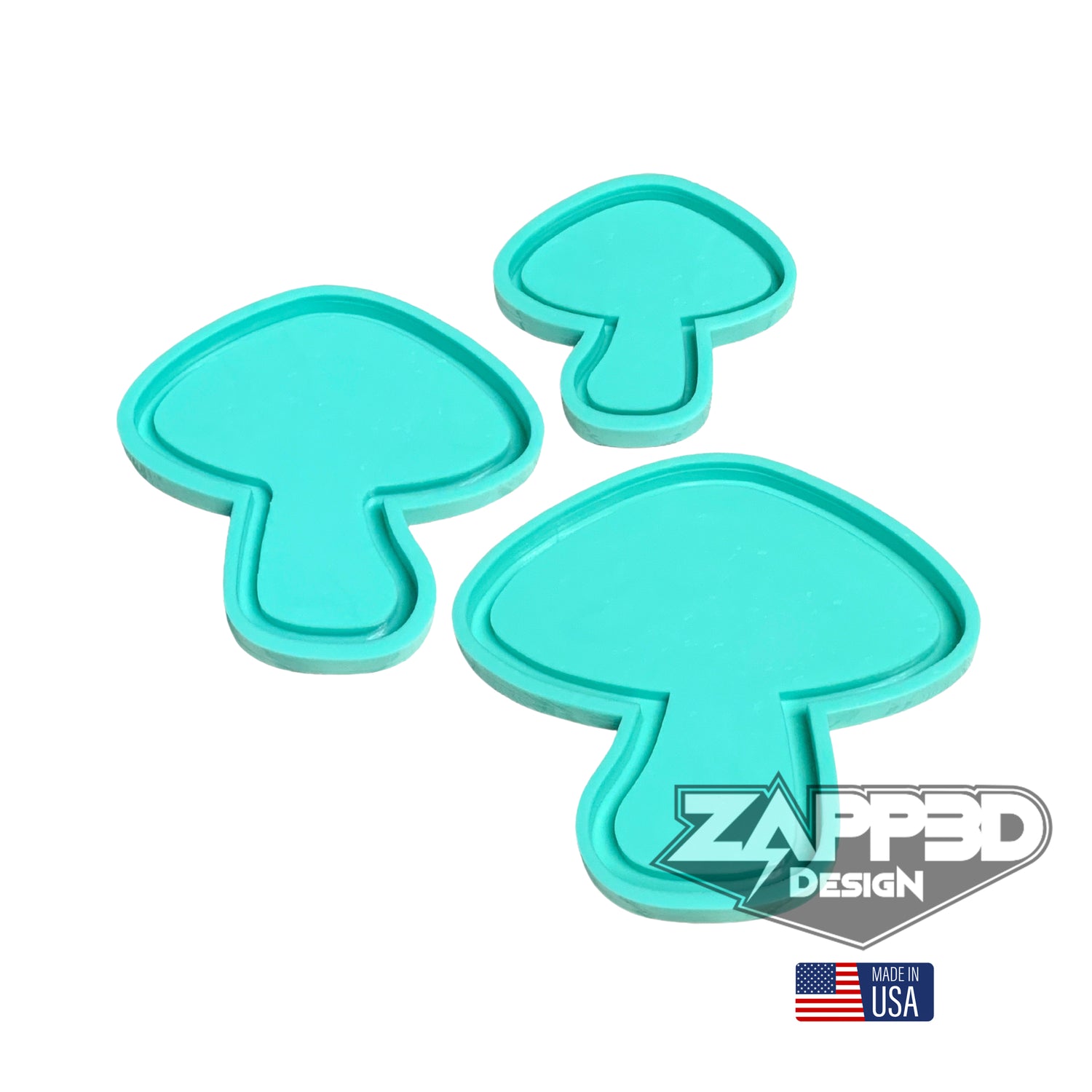Mushroom Tray Silicone Mold | Sizes - 5", 7", 9" |
