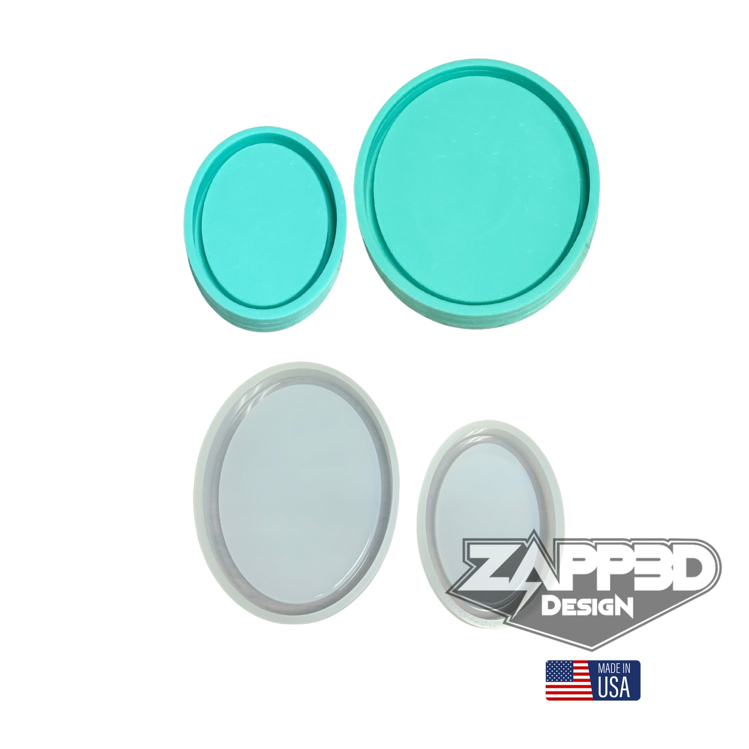 Oval Tray Silicone Mold | Sizes - 4"x6", 6"x8" |