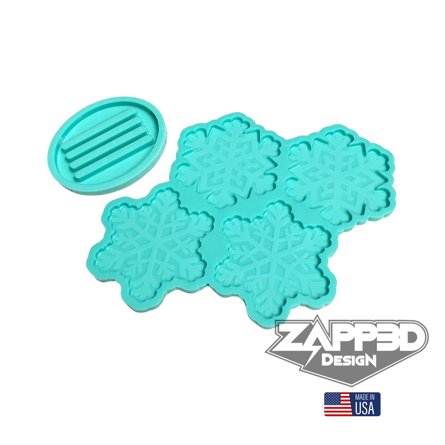 Snowflake Coaster Mold, Christmas Molds