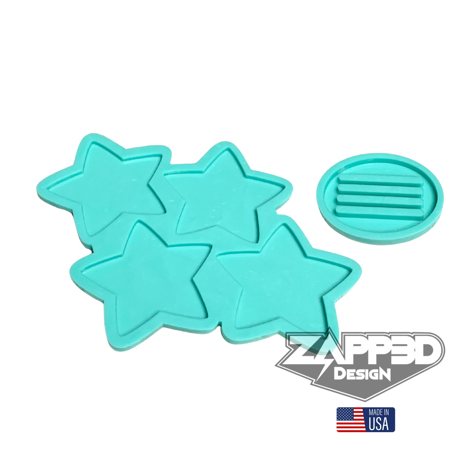 Star Coaster Molds for Resin | 4.5" |