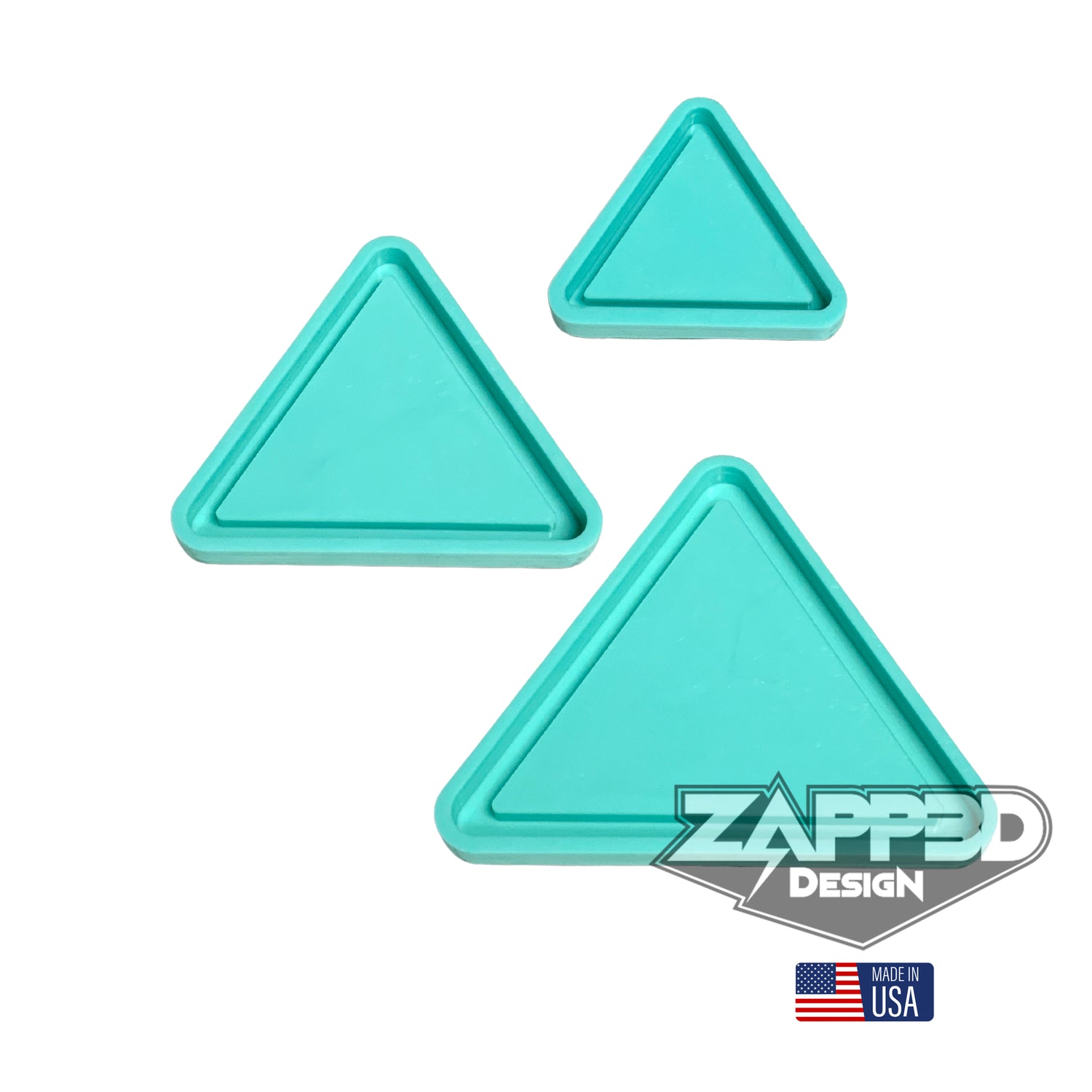 Triangle Tray Silicone Mold | Sizes - 4", 6", 8" |