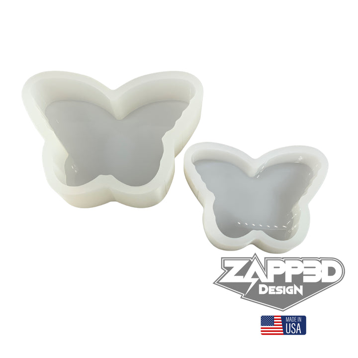 Deep Butterfly Silicone Mold | 2 Sizes | Butterfly Mold, Memorial Mold
