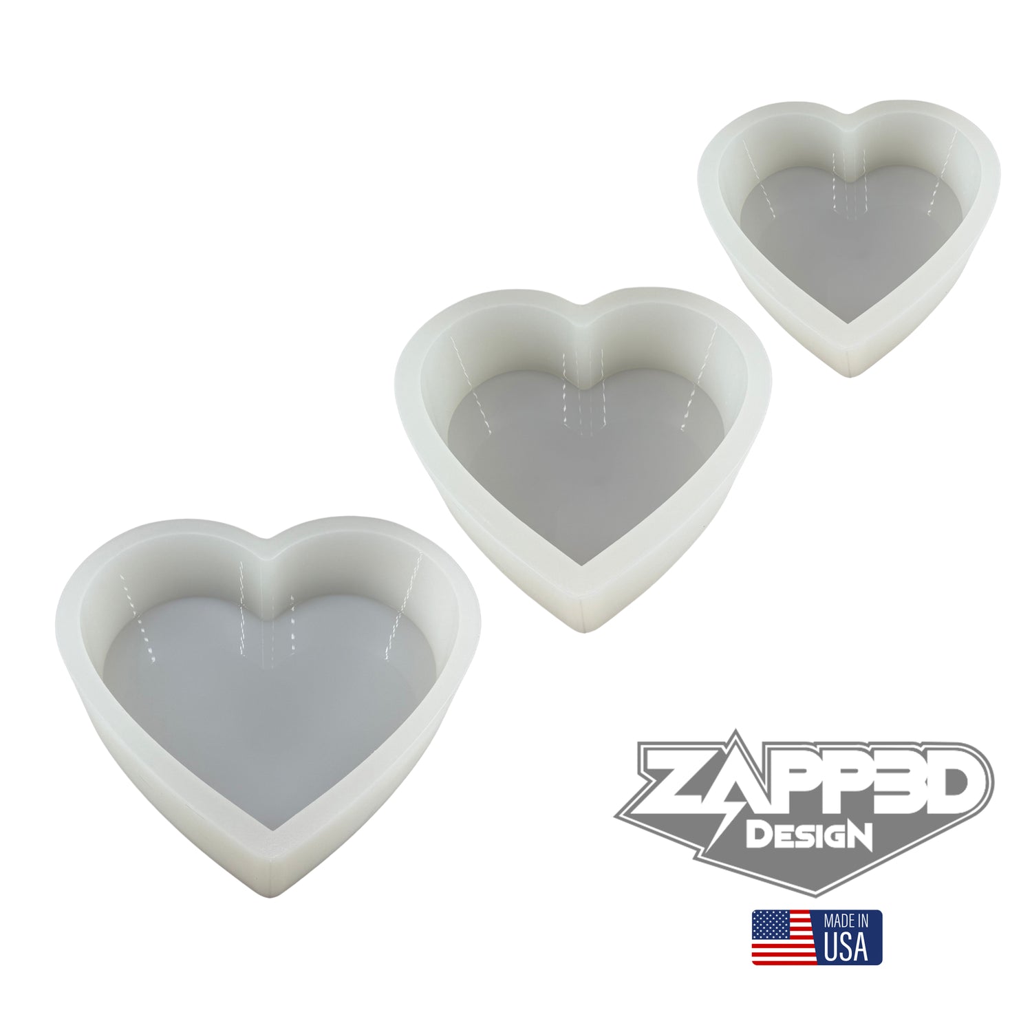 Deep Heart Mold | 5", 7", 9" |