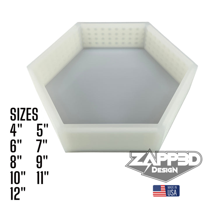 Hexagon Silicone Mold | 9 SIZES |