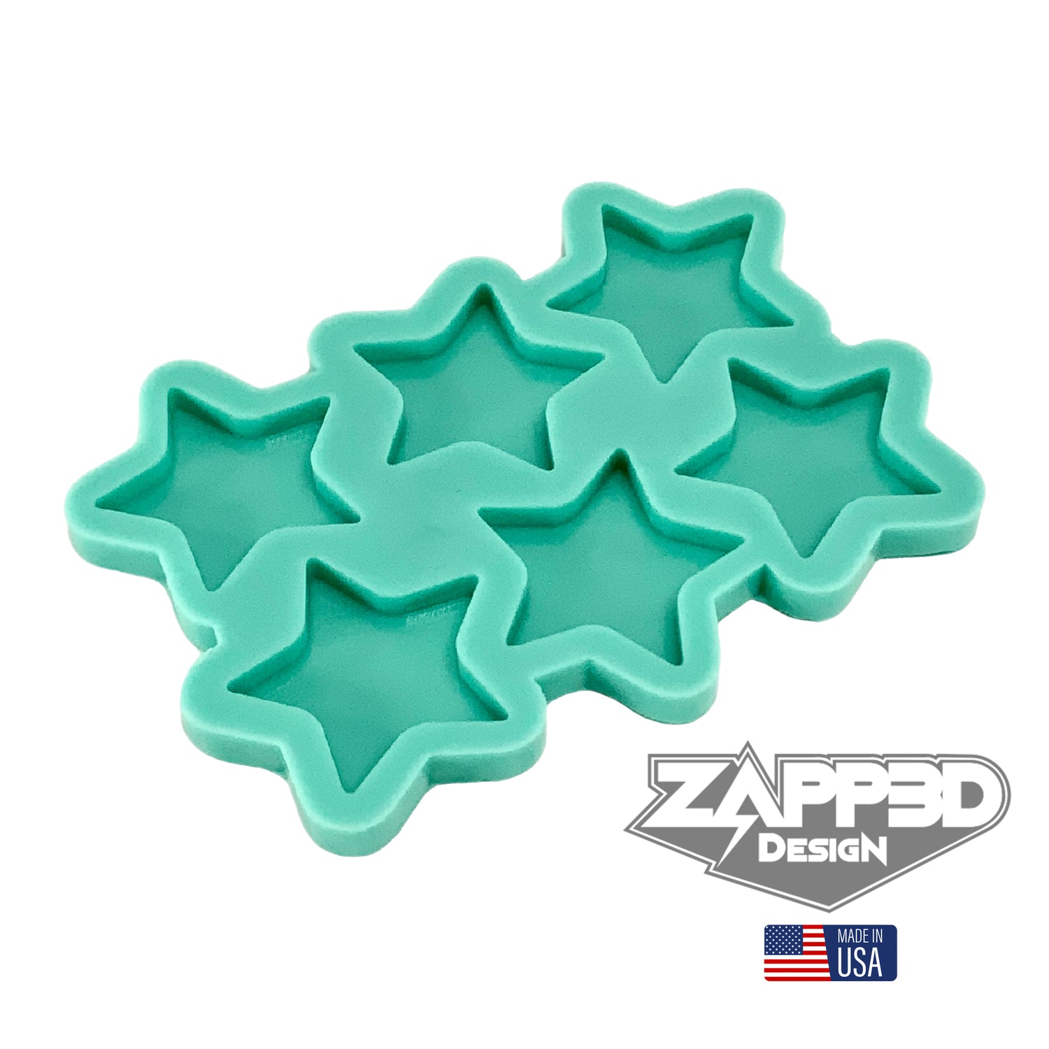Star Mold | 2”x2”x.25” | Keychain Mold, Magnet Mold, Hair Clip Mold, Earring Mold |