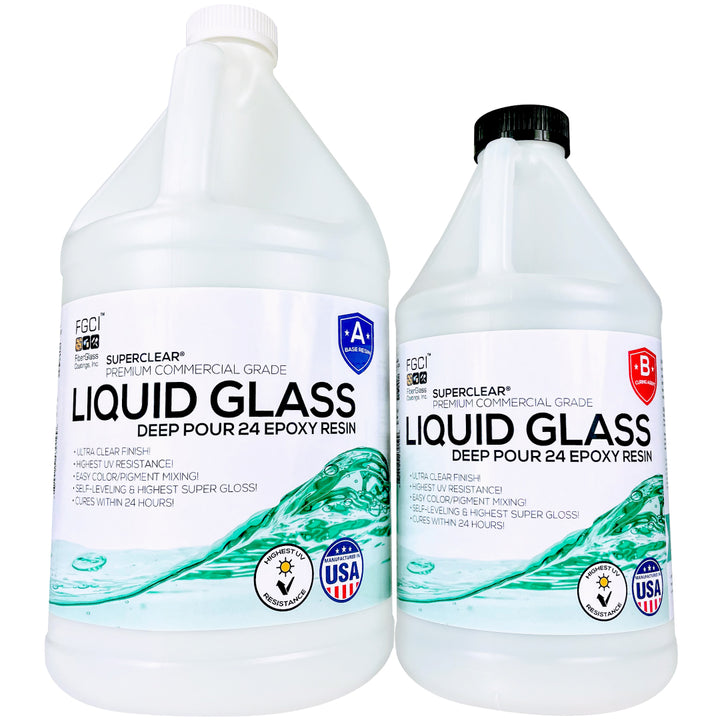 24 Hour Liquid Glass Deep Pour / 3 Kit Sizes