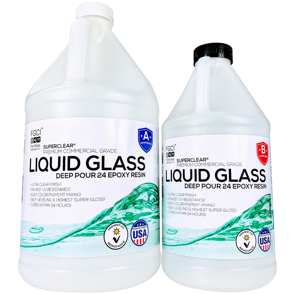 Liquid Glass Deep Pour Epoxy Kit — Wane+Flitch
