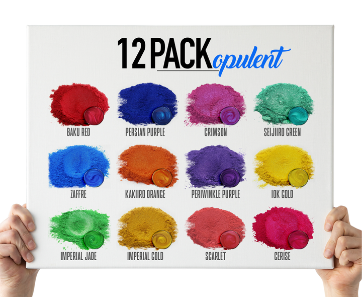 12 Color Opulent High Quality Powder Variety Pack Set Q