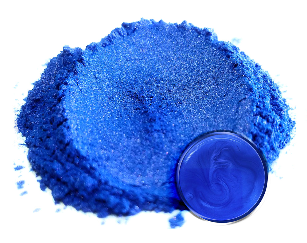 Baby Blue Mica Powder, Pearlescent Mica Powder, KOLORTEK Mica Powder,  Cosmetic Grade Mica Powder, Baby Blue Mica, Baby Blue Pigment 