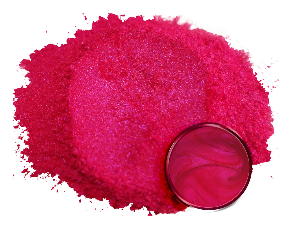 Raspberry Red Mica Powder Product Detail @ Community Candle and Soap Supply