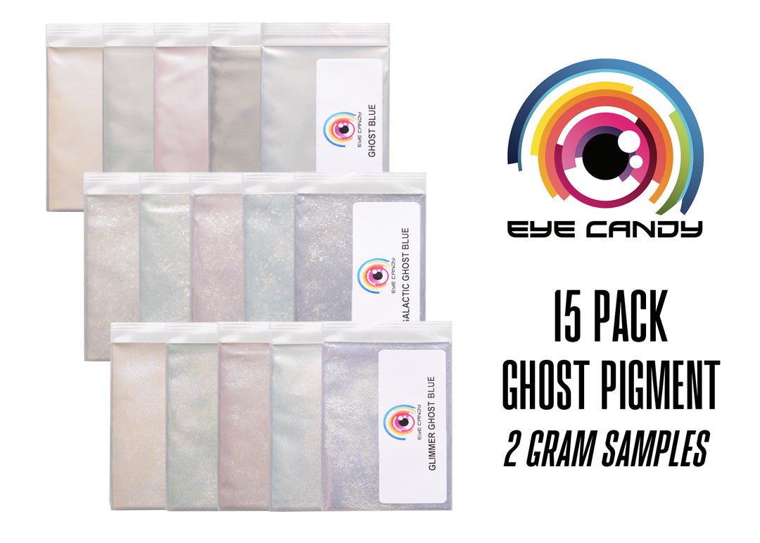 15 Color Ghosts Pigment Powder Variety Pack Set