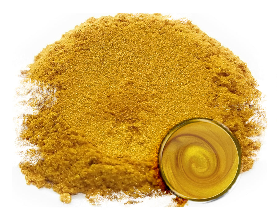 Gold Mica Powder | Gold Pigment Powder - Eye Candy Pigments