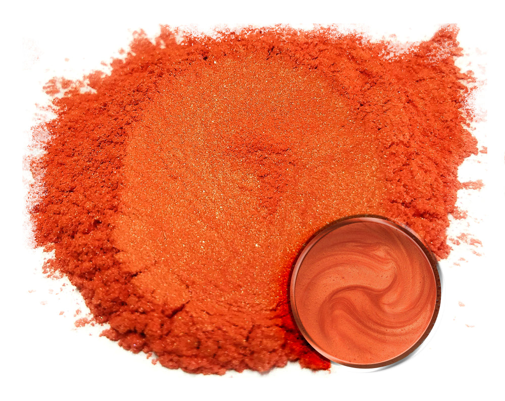 Fluorescent Orange - Professional grade mica powder pigment – The