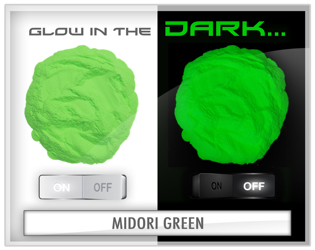 Eye Candy Pigments Glow in the Dark Pigment Midori Green 5 Grams -   Sweden