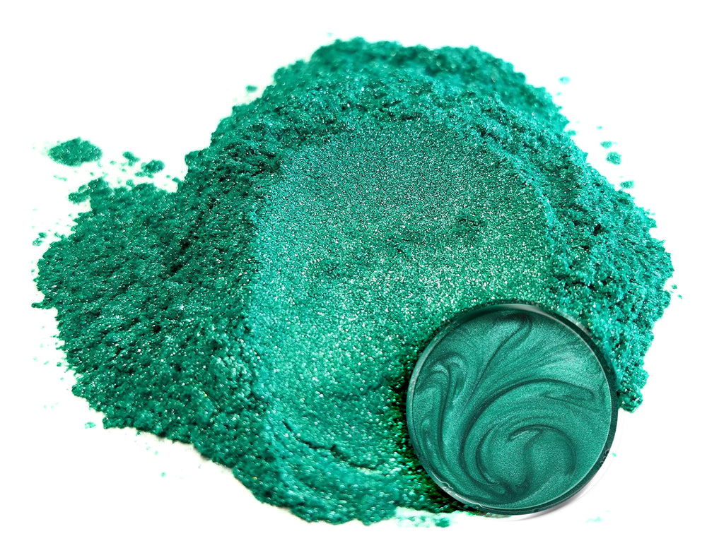 PERIDOT GREEN Mica Powder Pigment, Cosmetic Grade, Mica Powder for