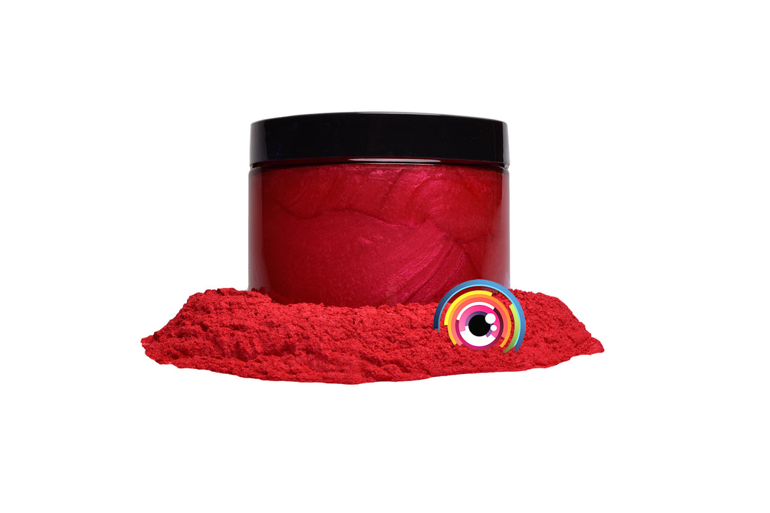 Deep Red Mica Powder Epoxy Resin 2Oz. Jar 2 Tone Dye Color Pigment