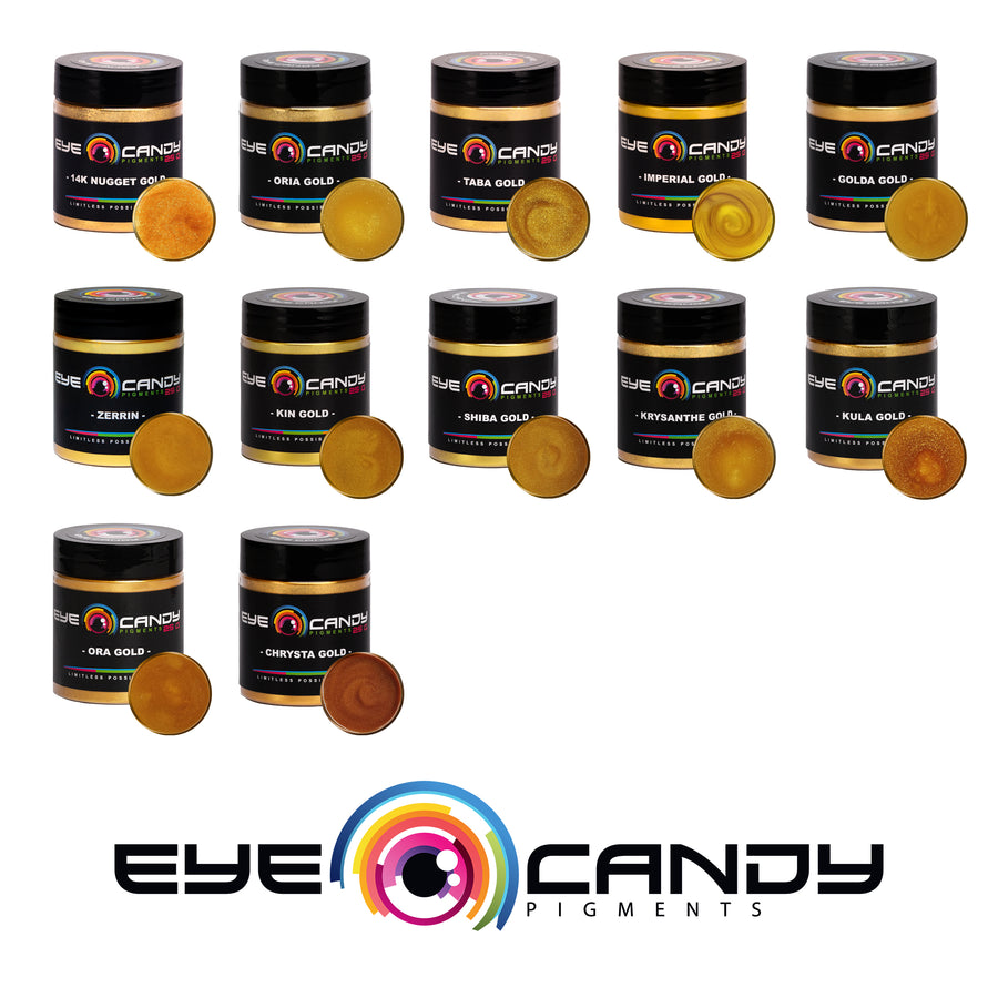 Eye Candy Pigments || Kula Gold Mica Pigment Powder
