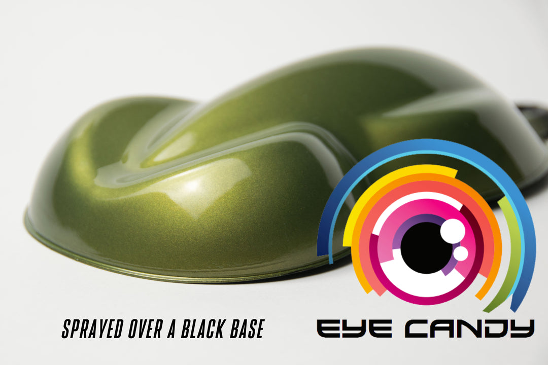 Pigment of the Week - Matcha Green - The perfect warm dark olive green  pigment. - Eye Candy Pigments
