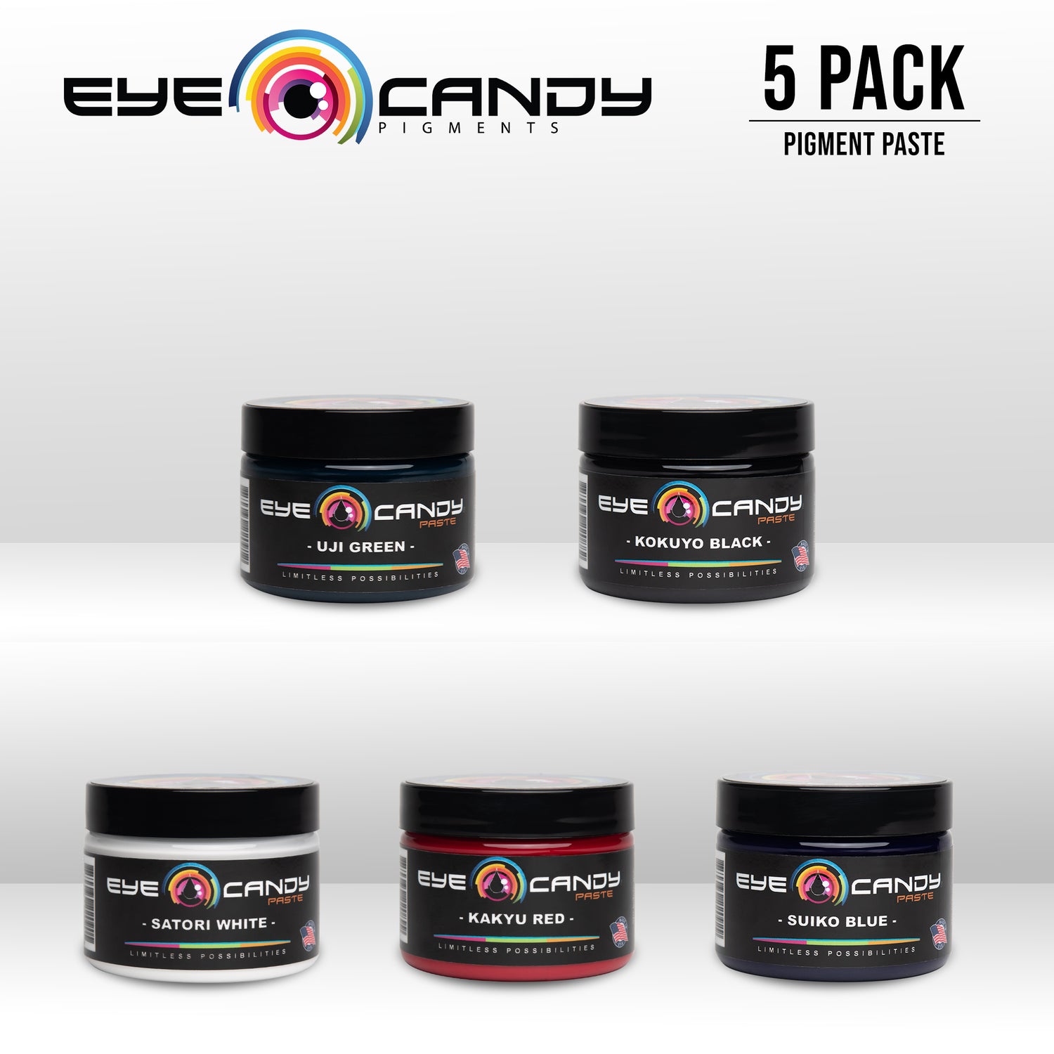 5 Color Pigment Paste Sample Set