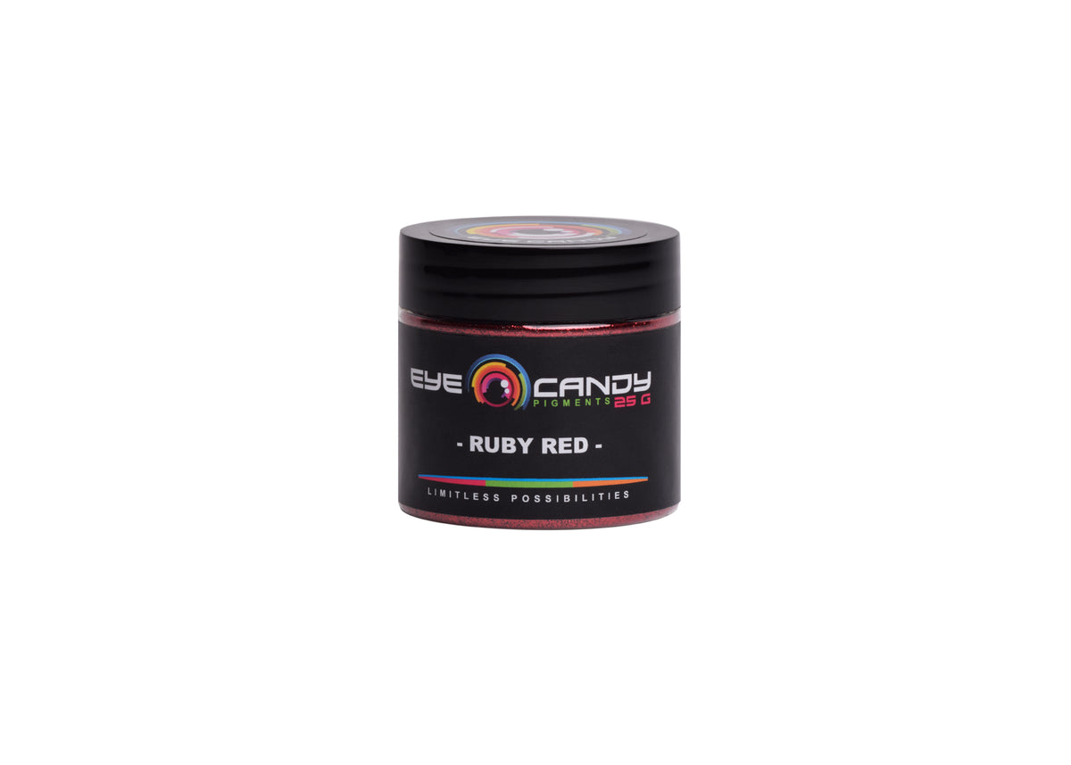 Ruby Redy Metal Flake Eye Candy Pigments || Ruby Red Metallic Flakes