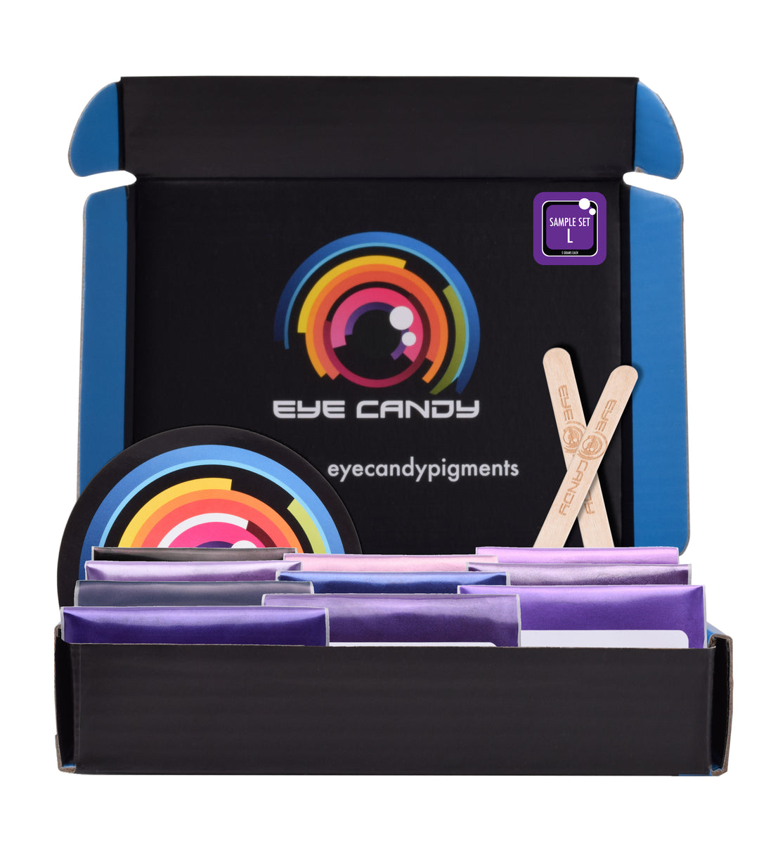 10 Color Pigment Powder Variety Pack Set L - Purples