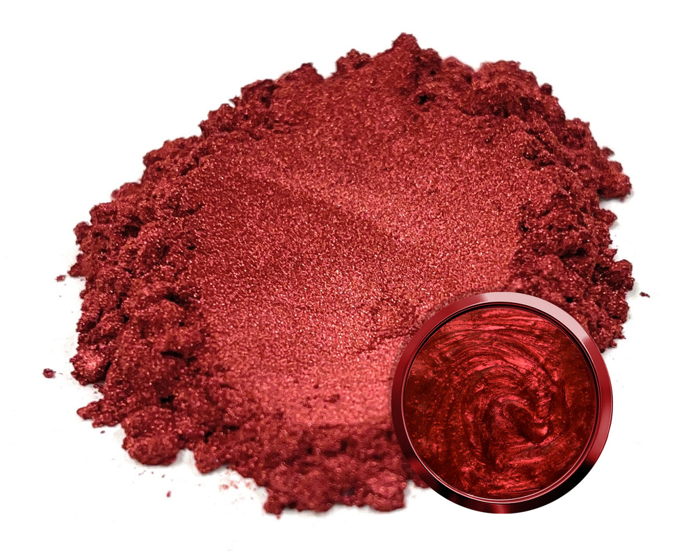 Scarlet Red - Shimmer Mica Powder