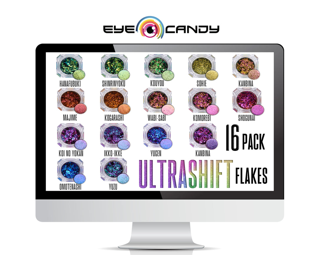 16 Color Ultrashift Flakes Chameleon Variety Pack Set